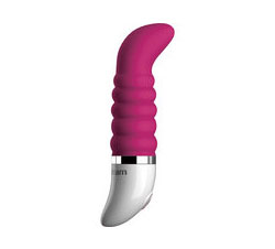 Crush Silicone Mi Amore Mini Vibe Waterproof Purpleish Red 2.25 Inch